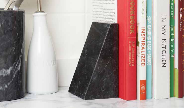 BOOKENDS 48746 Set of 2 0-30734-48746-4 Crafted from marble for durability and beauty