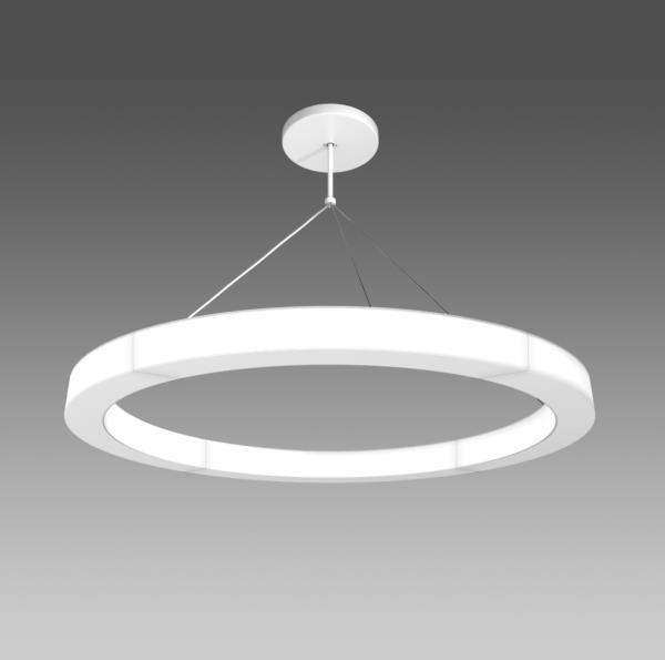 Novato Ring - Pendant AIP11997 72 in JOB NAME: TYPE: NOTES: PROJECT DETAILS DESCRIPTION A cornerstone of our luminous forms collection, Novato Ring is renowned for its even, three-sided illumination,