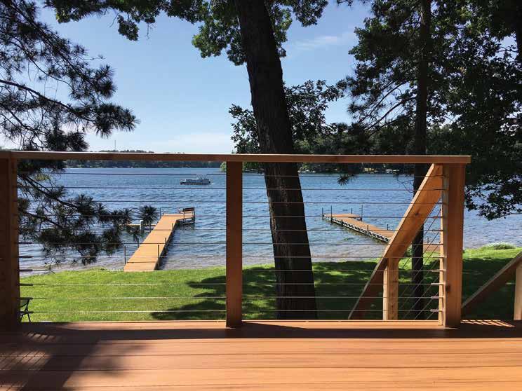Your Deck Type Decks come in all shapes and sizes, but there are only a few types of cable runs that go on those decks: face-mounted and through-the-post.