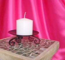 candle stick (votive or tealight) 35cmH $5 CH11 Freestanding Candleabra, holds 3 candles