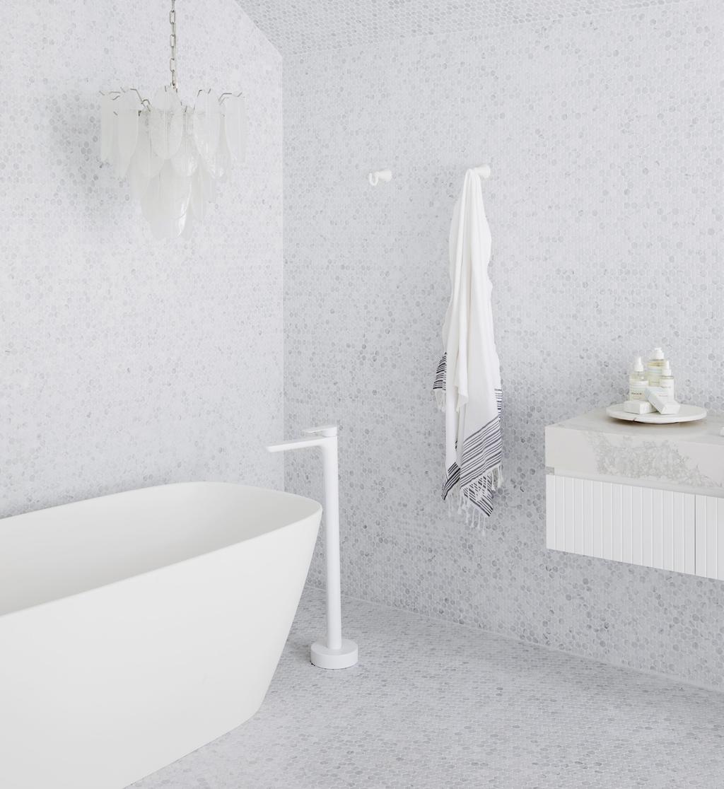 MARBLE MOSAICS Lavishly decorative and always on trend, the Marble Mosaics series boasts the natural patterning and hues of organic materials, injecting elegance and excitement into interiors.