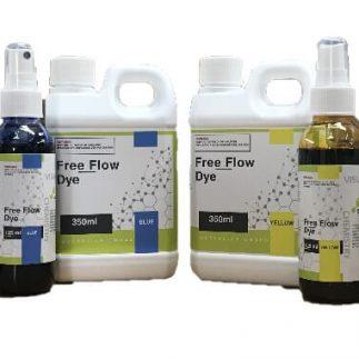 Page 3 of 14 Free Flow Dye Ultra clear, Ultra UV stable, high intensity colour fast solvent dyes for use over the top of wet resin art epoxy.