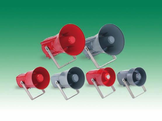 The 110-120 Series Loudspeakers are available in either an ATEX Zone 1 explosion-proof version or a CE compliant, Marine-grade Industrial version.