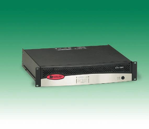 FEDERAL SIGNAL CORPORATION Public Address High-Powered Amplifiers Models CTS600, CTS1200, CTS2000, CTS3000 PUBLIC ADDRESS FOR INDUSTRIAL ENVIRONMENTS Available in power ratings of 600, 1200, 2000,