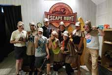 TESTIMONIALS Escape Hunt was a unique experience and thoroughly enjoyed by everybody.