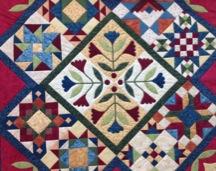 You can complete this quilt as a BOM over 10 months, and can attend our complimentary class on the 1