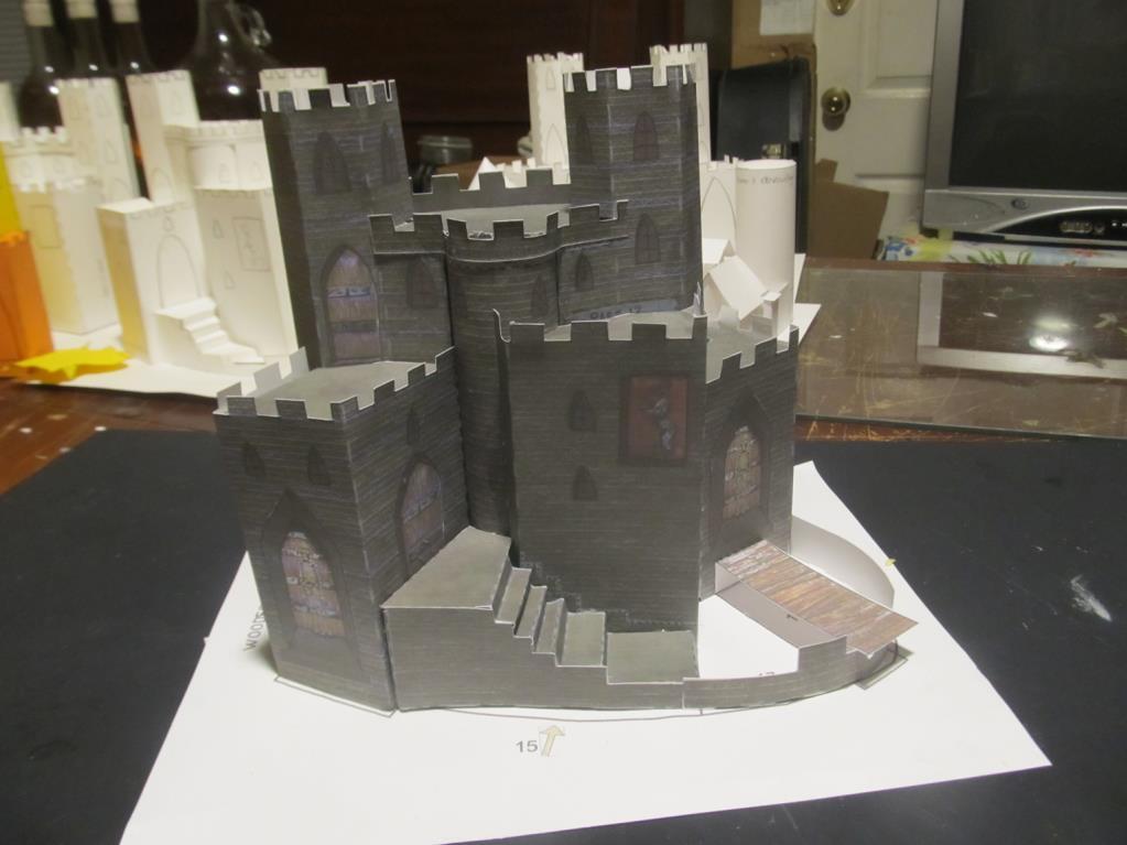 Woodforde Castle Assembly Instructions and Paper parts This is a complete assembly packet.