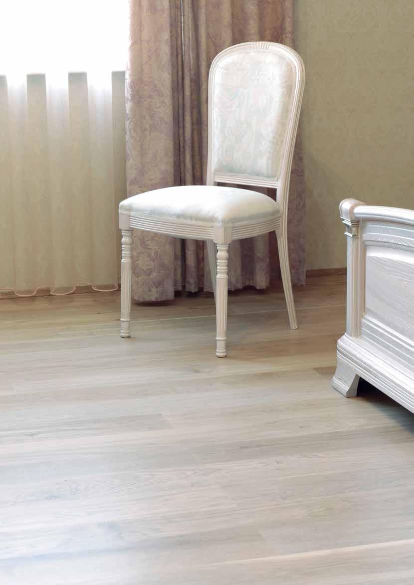 8 OAK European Oak is the most popular material in parquet flooring production.