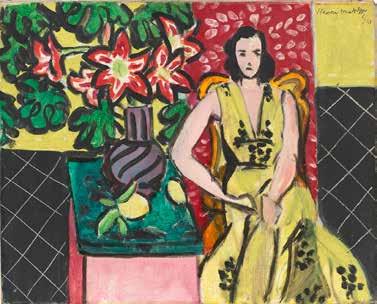 Pre-visit Activity People and Places (grades K 3) Part One Art Elements After talking with your classmates about Matisse s Seated Woman with a Vase of Amaryllis, see if you can find the art elements