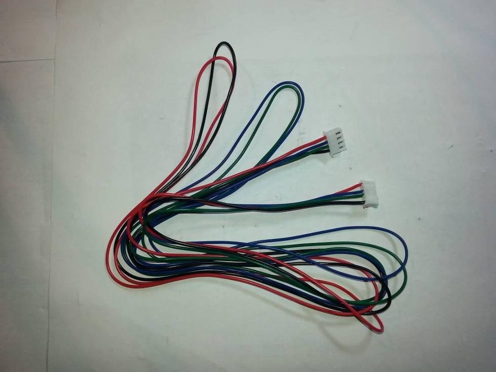 The next cable is for the extruder stepper motor, and it is a longer version of the other stepper motor