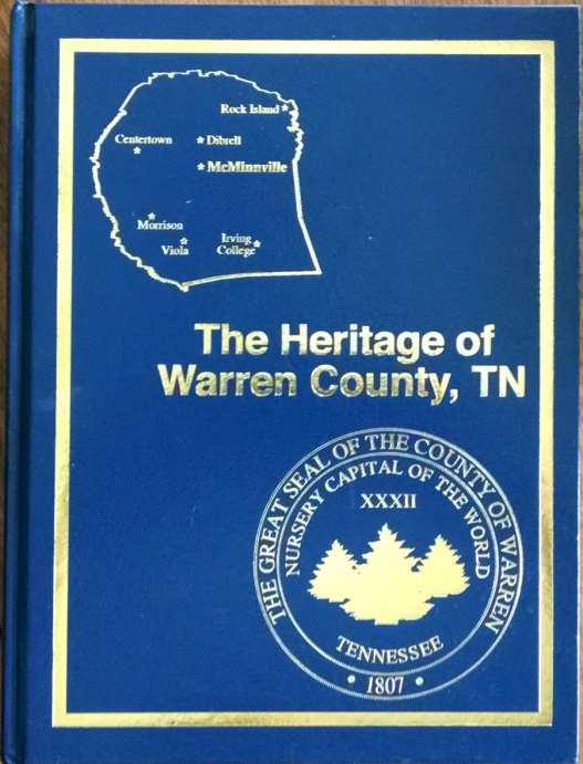 Attention This book can be yours for just $72.00 plus shipping. Make check out to WCGA Mail to: WCGA P. O. Box 411 McMinnville, TN 37111 Or Stop by the WCGA Office on Fridays 1 to 4 p.m.