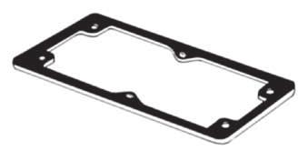 Malleable Iron Cast s - Weatherproof Furnished with gasket and stainless steel screws Blank
