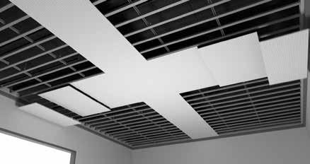 2 1 3 2 Install ceiling panels first lengthways, then crossways, resulting in cross arrangement on ceiling.