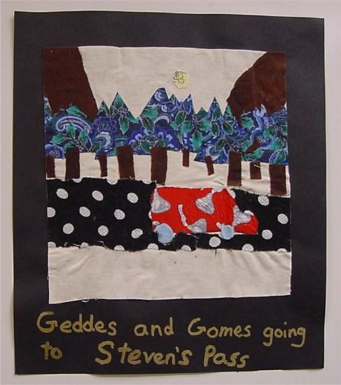 DESCRIPTION OF PROJECT: Students make a textile collage to illustrate a narrative beginning, middle, or end event. PROBLEM TO SOLVE: How can imagery communicate a sequence of events?