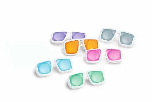 NEW Contact lens case Sunglasses Small and handy With hinged lid 6 colours available