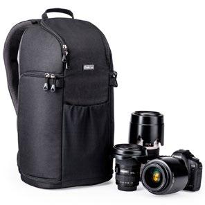 BAGS MEGHAN S. FILTERS / ACCESSORIES SIMON B.. Think Tank Trifecta Backpack We now have in stock the new Think Tank Trifecta 10 DSLR backpack.