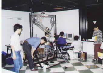 1993 My first force feedback experience Large robot arm like UNC s Grope I wrote some part of haptic