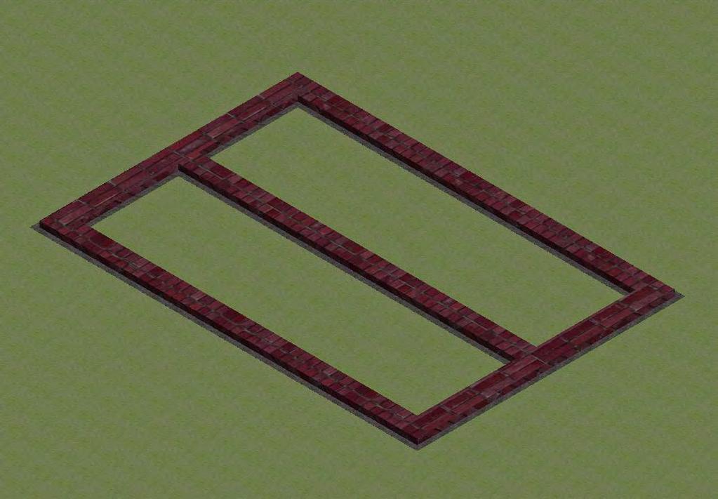 STEP 1 Foundation Preparation 1.1 Clear the area where you want to build the shed and layout for the foundation. Use the below illustration as a guide. 1.2 For the foundation, dig the trenches at least 1 wide and 1 deep.