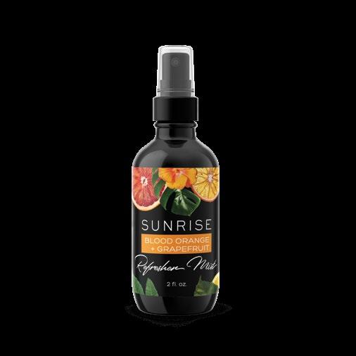 Ingredients: Distilled Water, Witch Hazel, Skin-Safe Fragrance & Essential Oil Blend SUNRISE: