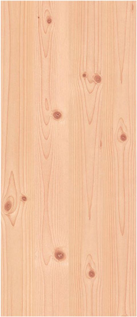 Random Matched Veneers Flush doors with vertical veneers are random matched as standard on these wood species: VERTICAL