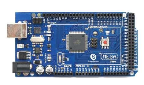 5. Arduino Mega (R3): Arduino mega is a modified form of arduino Uno arduino Mega consist of lot of digital I/O pins. Among them14 pins can be used as PWM outputs signal.