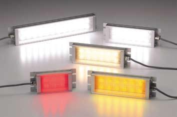 6 Lumens/Watt Energy saving: One-third of fluorescent lamps Long life: 4, Hrs (Half-life) UL Listed RoHS Compliant C R US Color Cool White Warm White Yellow Red Part No.
