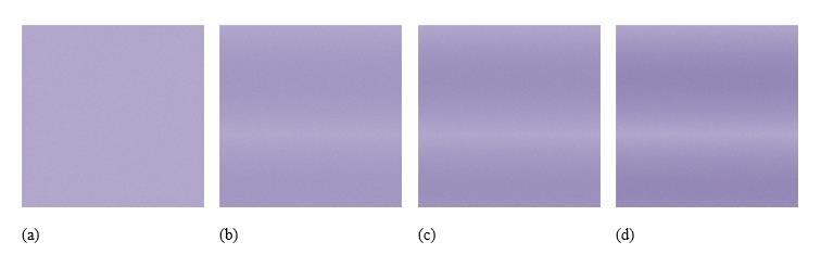 Figure 21 describes four examples of printed images with the same parameters except for the maximal dot size parameter, which controls the size of each printed dot, and by that affects the magnitude