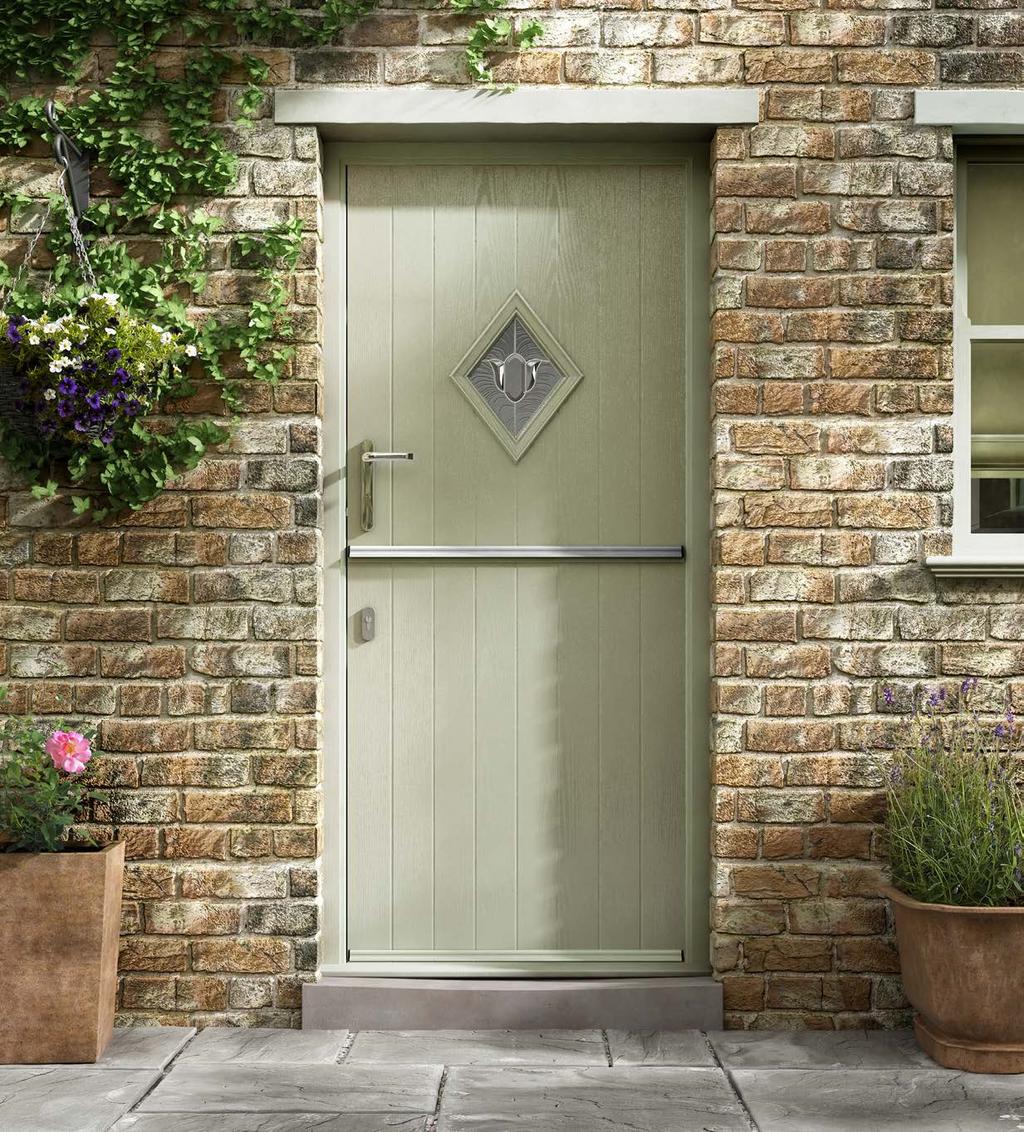 Apart from the very different look of a Stable door, the opening upper leaf can provide both sight and ventilation, while keeping the lower leaf closed to prevent children or