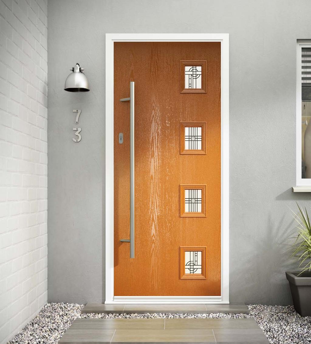 C CONTEMPORARY DOORS Our contemporary door range offers dramatically positioned glazing panes for a