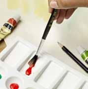 Reach brushes are ideal for painting awkward and restricted places such as behind