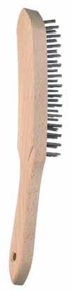 Wire brushes are perfect for preparing surfaces and removing rust prior to painting.