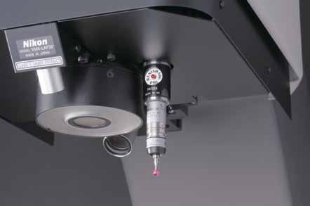 Surface focus Contrast focus Touch probe for height and side measurements expand measuring area (option) The inexiv VMA-2520 accepts the Renishaw TP20 or TP200 Touch Trigger Probing