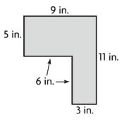 Name: # Date: Lesson 13.2/13.3 Area Ms. Mastromarco 2. Find the area of the combined rectangles. 1. Find the area of the combined rectangles 3.
