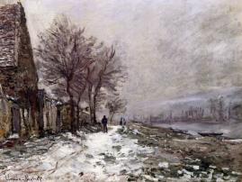 Lavacourt in Winter, 1879, Oil on canvas,