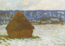 (Snow Effect, Overcast day), 1890-91, 66 x 93 cm,