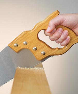 Installation Tips SAWING/CUTTING Use standard woodworking equipment for most applications.