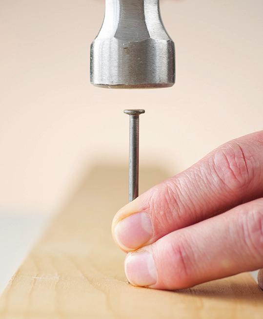 Place nails 12 on center, approximately 3/4 from each edge. Pre-drilling is required at temperatures of 40 F or below.