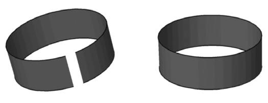 MÖBIUS CUTS You ve probably made a cylindrical wristband by taping along a strip of paper at its ends.