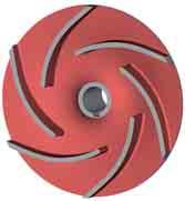Starting at DN, the impellers are equipped with a non-clogging system.