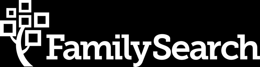 Starting Family Tree: Navigating, adding, standardizing, printing The FamilySearch logo on the upper left is a functioning icon.