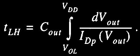 out = V DD = V OH For V in >V Tn, Mn