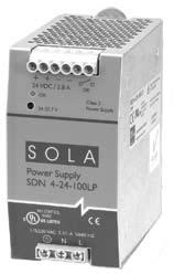 4 Power Supplies SDN DeviceNet TM Series As members of the Open DeviceNet TM Vendors Association (ODVA), SolaHD has designed two power supplies specifically for DeviceNet TM applications.