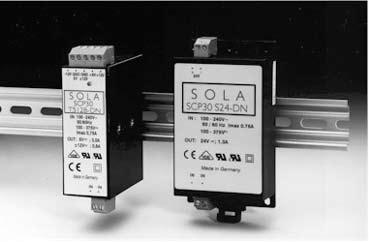 4 Power Supplies SCP Series, 30 Watt; Single, Dual and Triple Selection Table UL 60950 E137632 CUL/CSA-C22.2 No. 234-M90 EMC and Low Volt.