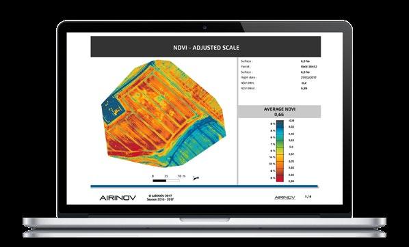 PROCESS AIRINOV First+ is the powerful and easy to use agriculture mapping cloud solution dedicated to Parrot Disco-Pro AG.