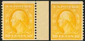4 THE UNITED STATES SPECIALIST Figure 3. Edges trimmed normally on vertically perforated sheet of 400 stamps. Figure 4. Sheet of 400 stamps cut into strips in either direction.