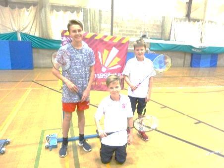 Picture 1 Players of all ages and abilities can come along to the club, have some fun and improve their badminton skills.