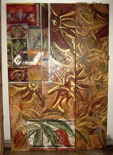 3 Panel Rustic Leaf Screen $750.00 Total For more info on the product email dianneheidke@yahoo.