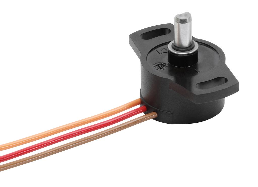 Sensor Potentiometers Series SP2800 Designed to convert rotary movement into a proportional voltage, these sensors utilize conductive plastic technology on both the resistance and collector tracks.