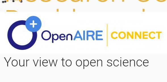 Report and link your research outputs through OpenAIRE Reporting in OpenAIRE: a. Immediately through Zenodo b.
