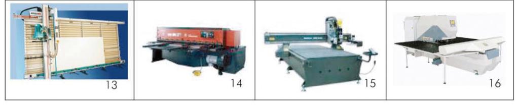 The main machines and tools are show in the following tables; On-site tools and machines Processing Tools or Machines No.
